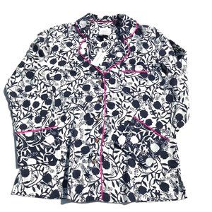 NWT Anthropologie Sweet Dreams flannel PJ top, collab with Cornelia O'Donovan